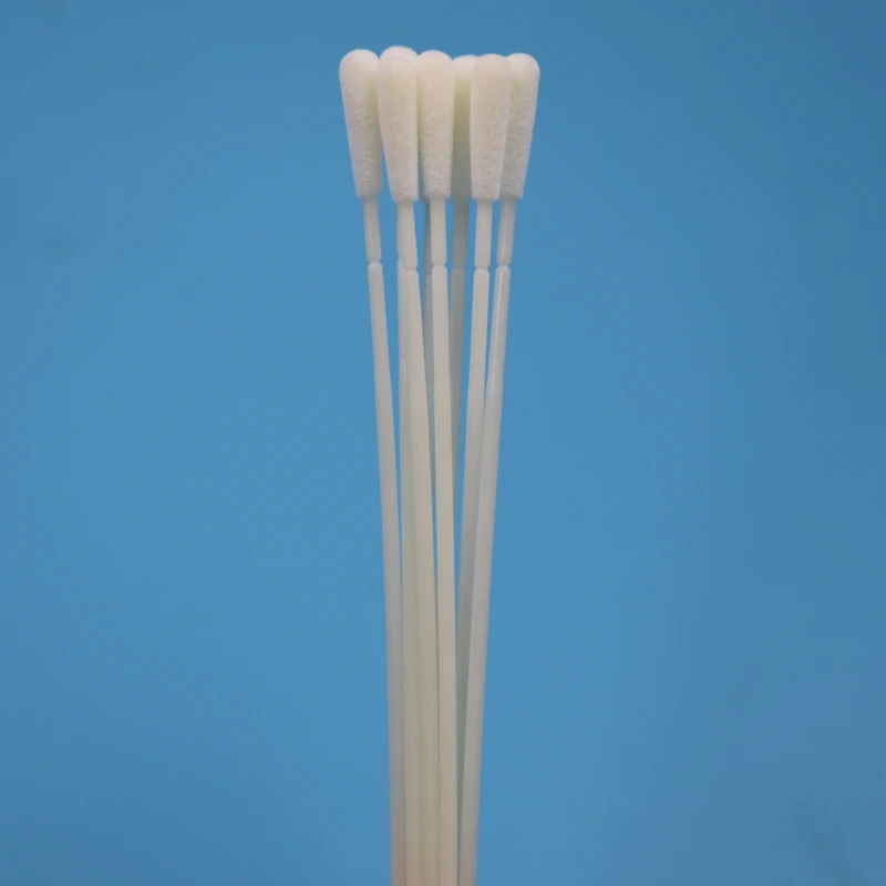 ABS Stick EO Sterile Specimen Collection Swab Disposable Flocked Nylon Medical Swabs