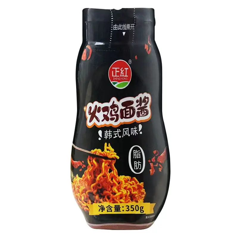 Zhenghong 350g korean noodles ramen spicy sauces trending products 2024 new arrival korean ramen noodles sauce