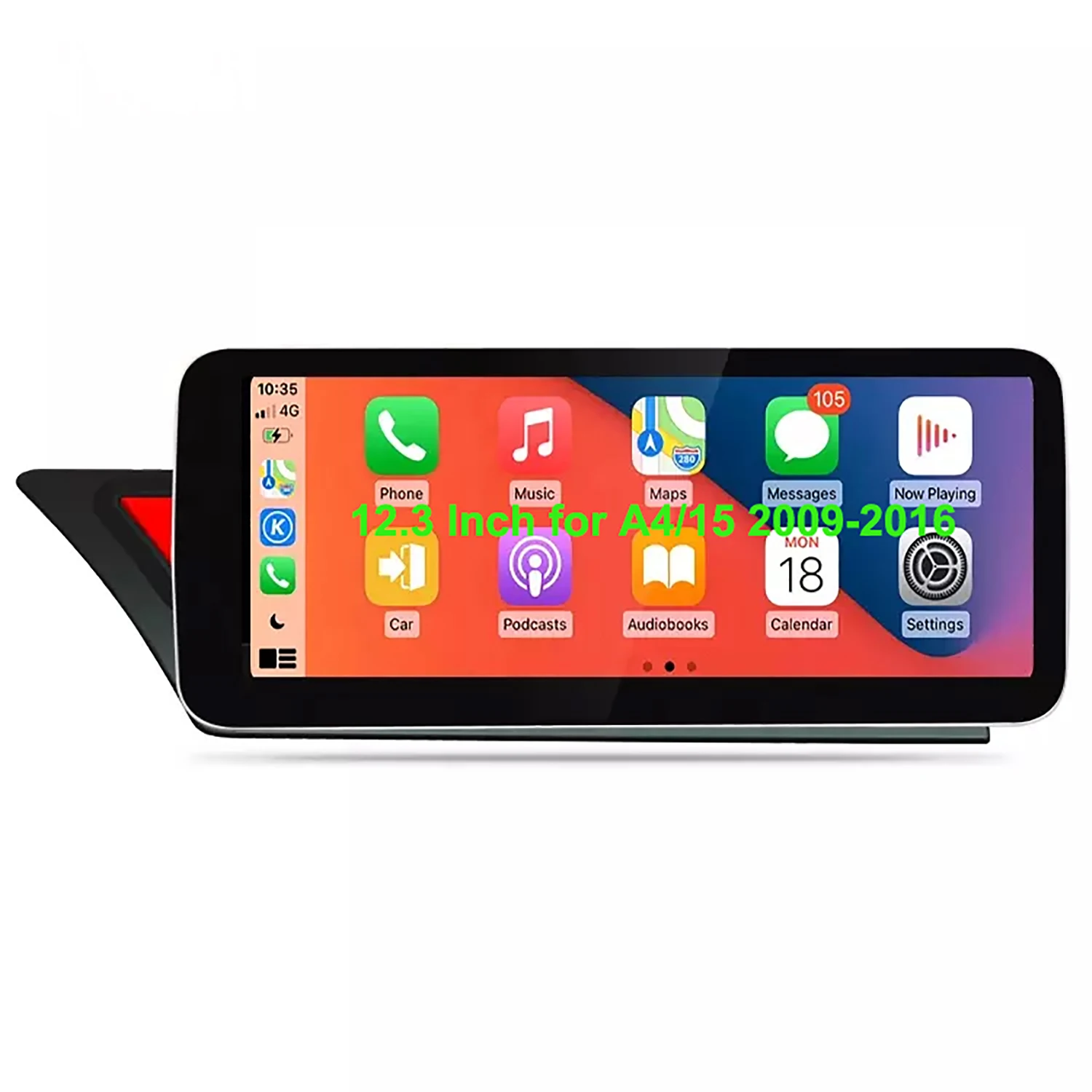 12.3 Inch Android 10 Touch Cae Stereo Radio Navigation Mmi 2G Head Unit Screen For Audi A4 B8 A5 B7 B9 2007 2008 2010 2011 2016