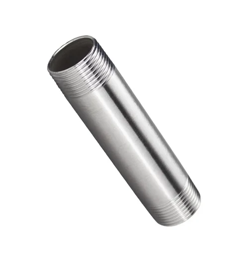 Sch40/Sch80/Std/Xxs NPT Threaded Seamless Stainless Steel Hydraulic Long/Short Pipe/Barrel Nipple
