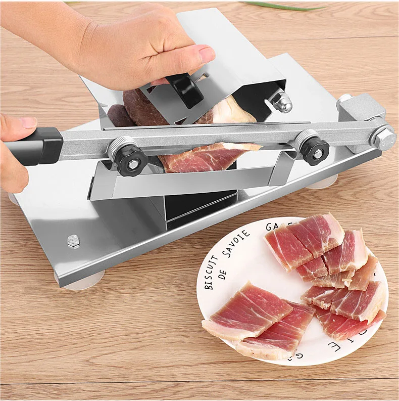 Hot Sale Household Lamb Slicing Machine Multifunctional Stainless Steel Manual Beef and Mutton Roll