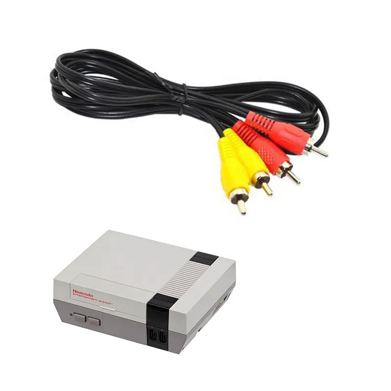 High Quality Audio Video AV Cable Lead Wire Cord For Nintend NES FC Video Game Console Gamepad For FC AV Cables