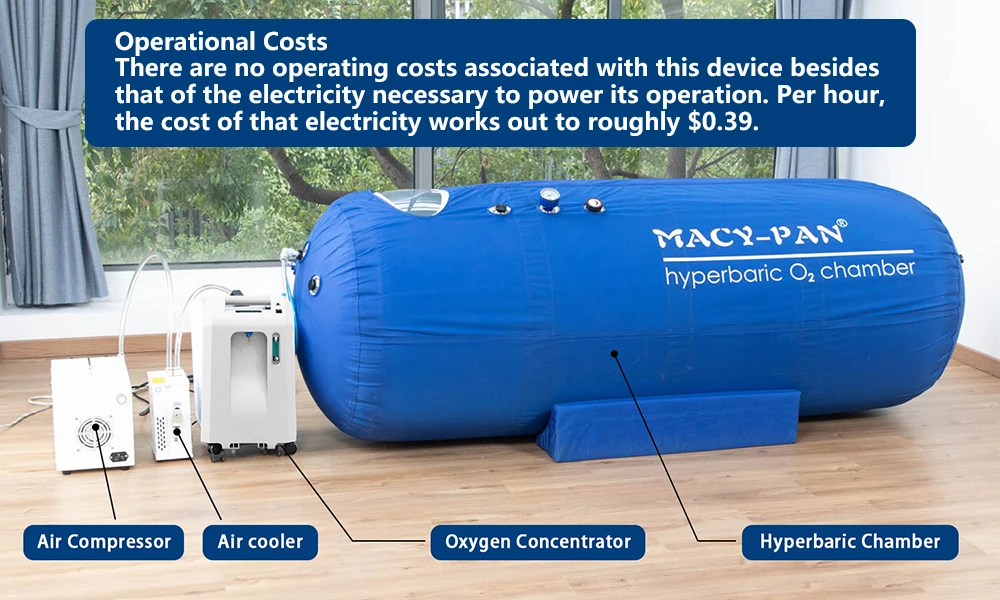 Macy Pan Hyperbaric Soft Chamber Low Pressure 1.5 ATA Lying Hyperbaric Oxygen Chamber Inflatable Hyperbaric Camera