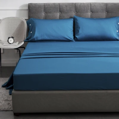 100% хлопок сплошной простыней на резинке постельное белье для взрослых чехол для матраса