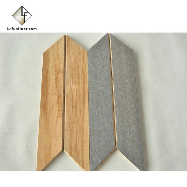 45 angle herringbone chevron oak wooden floor mat