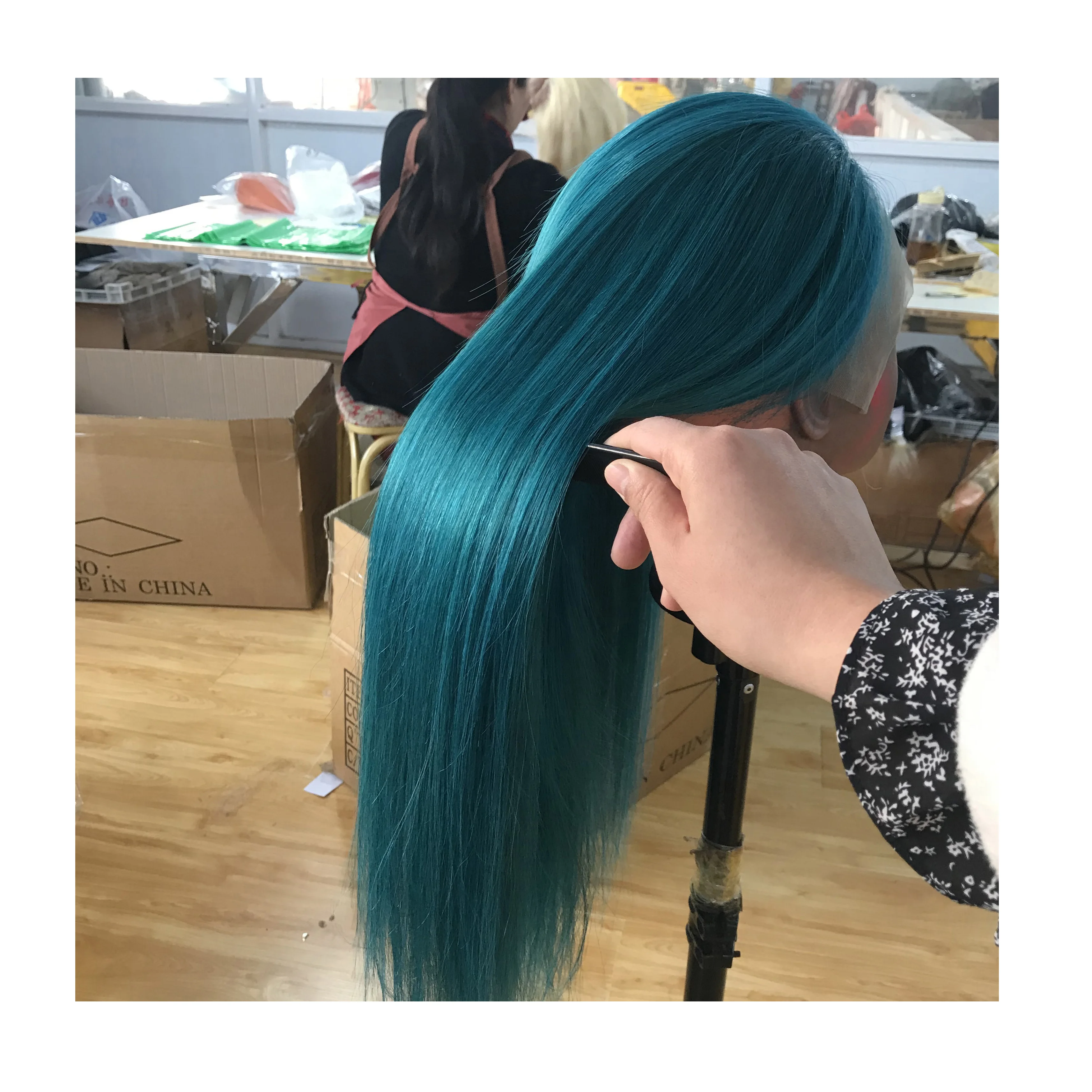 Full Cuticle Brazilian Virgin Hair Glueless HD Full Lace Wig with baby hair, virgin human hair full lace wigs for black women