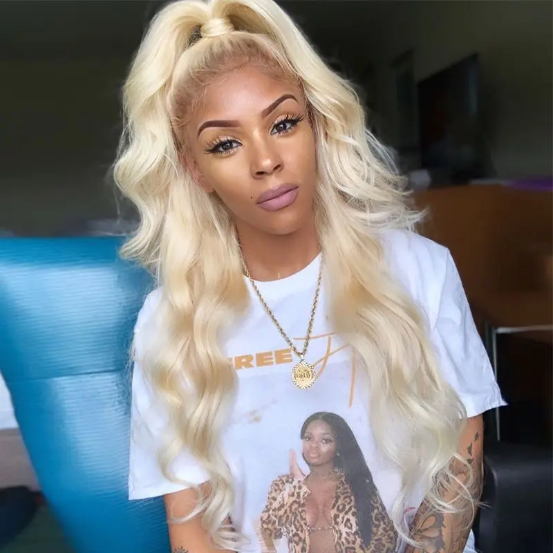 
Latest design 100% human virgin sexy lady hair long lasting high quality factory direct sale Spiral curl lace front wig 