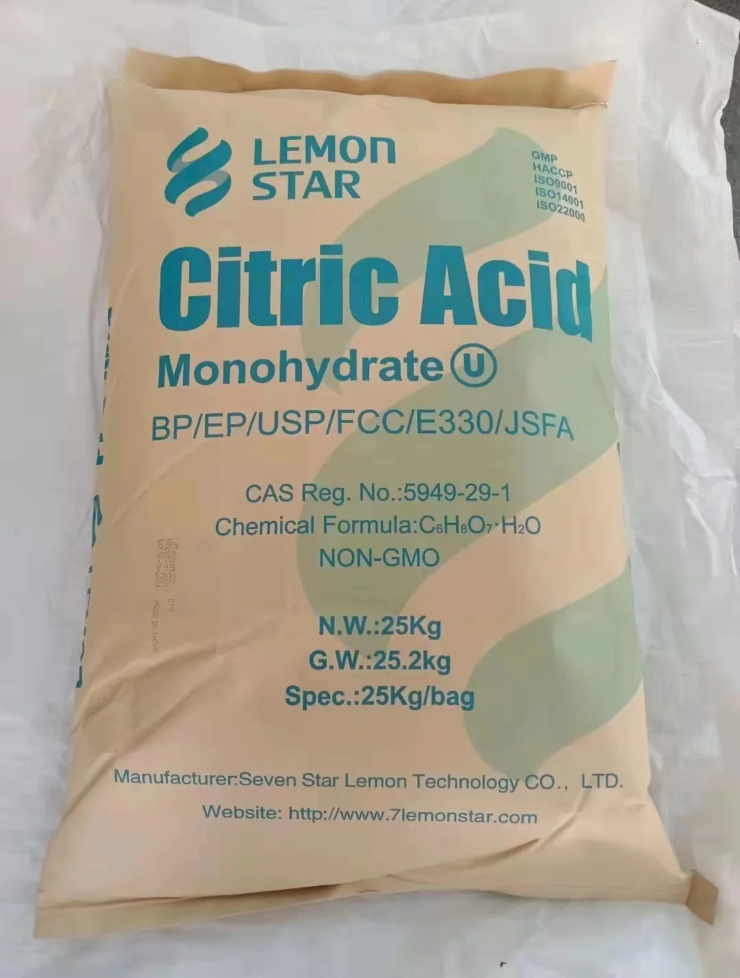 Food Grade Citric Acid Anhydrous/Monohydrate With Good Price