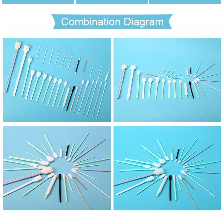 Sterile Medical Nasal Oral Sampling Swab Test Kit Disposable Collection Sponge Swab