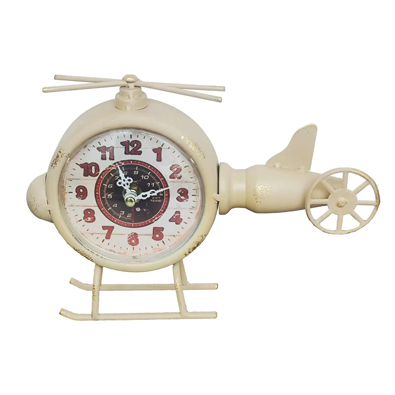 RH23-GZ0012 Home Decoration Simple Children Design Iron i25*17.5*5 Cheap  Kids Room Wall Clock
