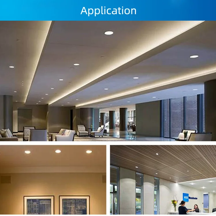 MELINZ New Product Embedded Round Square PC ABS Downlight Recessed Spotlight Kitchen 3Watt 5Watt 7Watt 9Watt Spot Light Led