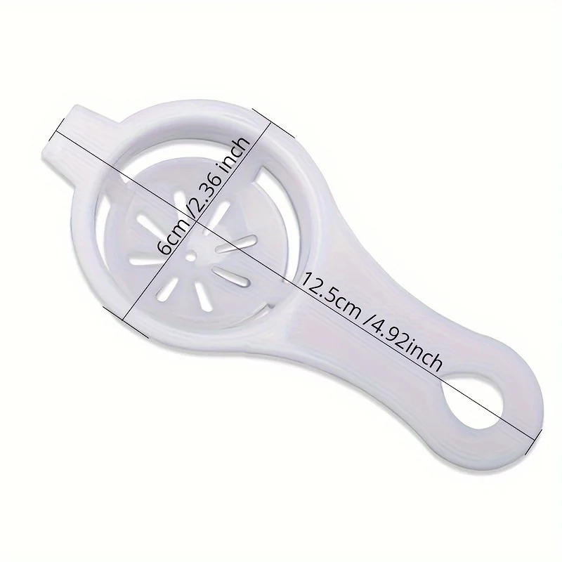 Shai 3-Piece Essential Kitchen Gadgets Durable Plastic Yolk White Divider Separator Set Whisk Beater Hand Dishwasher silicone