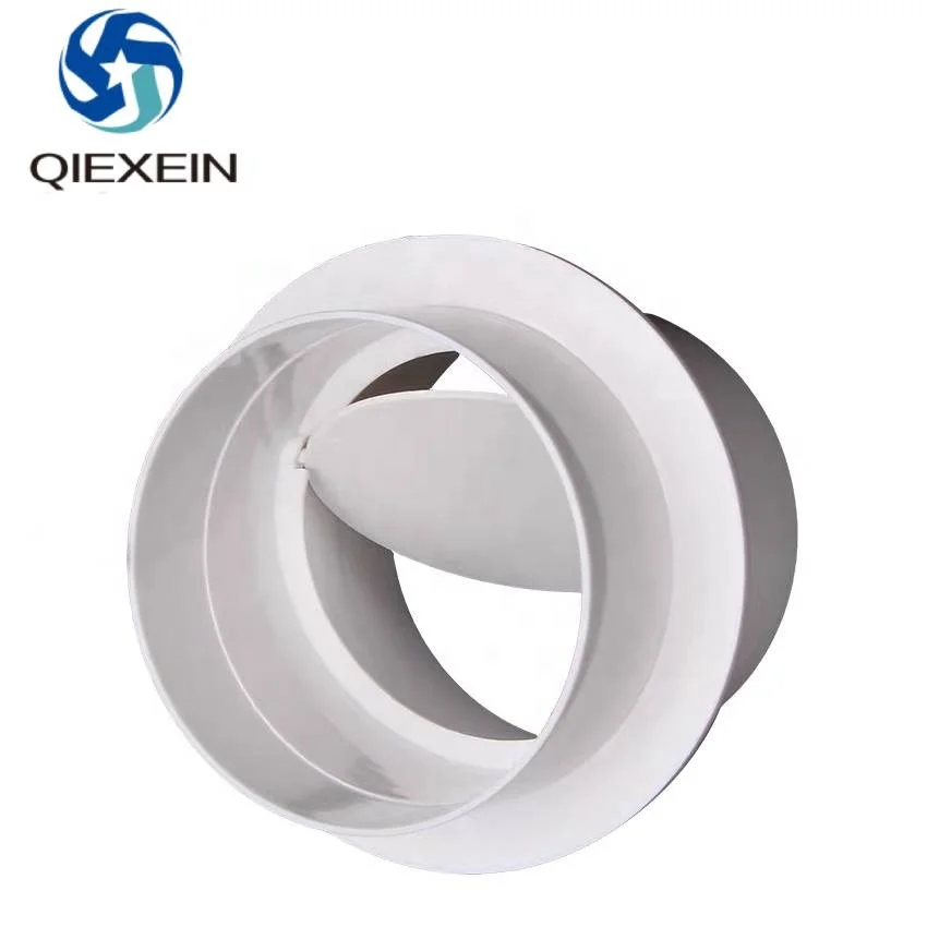 Plastic Valve Damper Fresh Air Line Check Valve HVAC Duct Dampers
