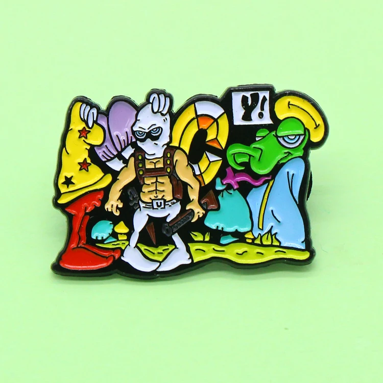 Customized Souvenirs Enamel Pin Manufacture Lapel Flower Pin Custom Pin Badge