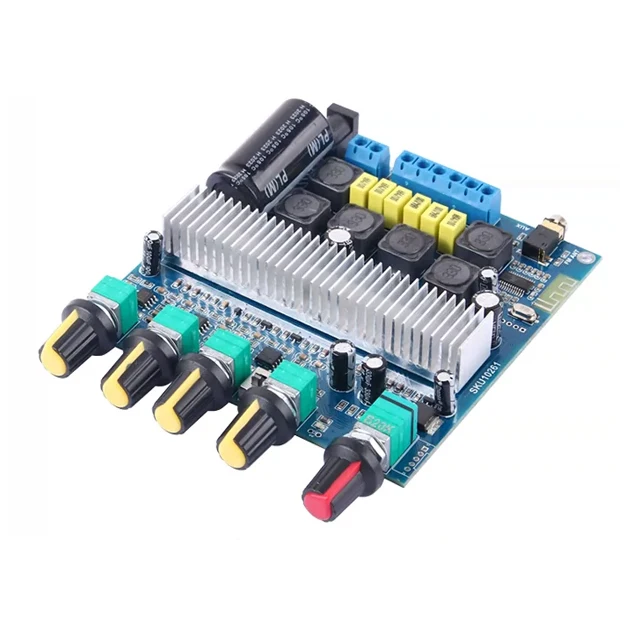 TPA3116D2 with Bluetooth Amplifier Board 2.1 Overweight Subwoofer 50W*2+100W for DC12-24V