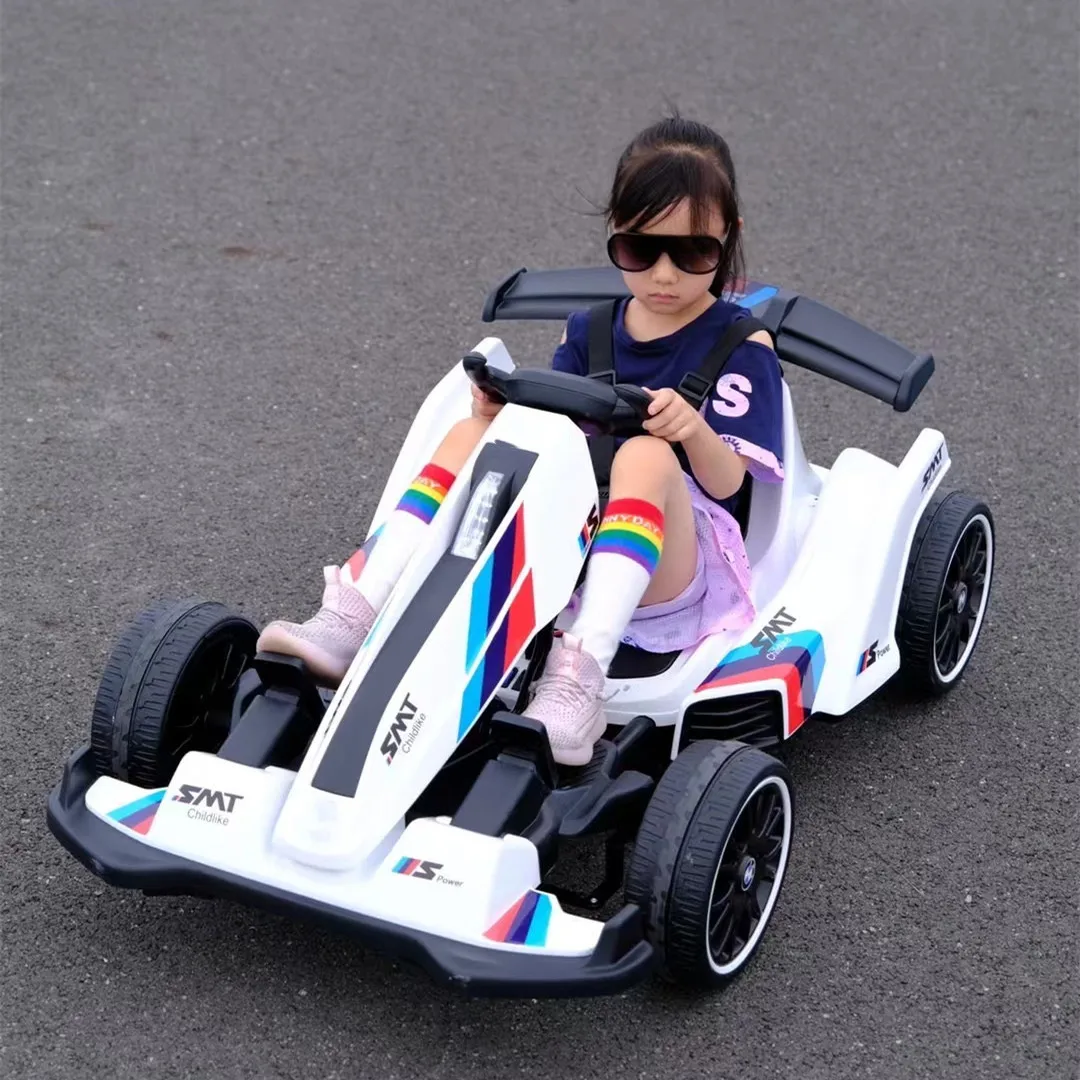 2022 8km/H Max Electric Kids Adult go cart Drift Car Go Kart Buggy Gokart Racing Go Kart buggies 550W Double Engine Kid Toy Car