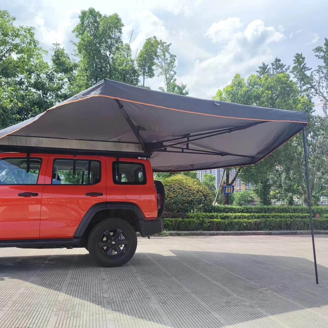 OEM/ODM 270 degree awning free standing  roof top SUV TRUCK  270 awnings outdoor  for campers