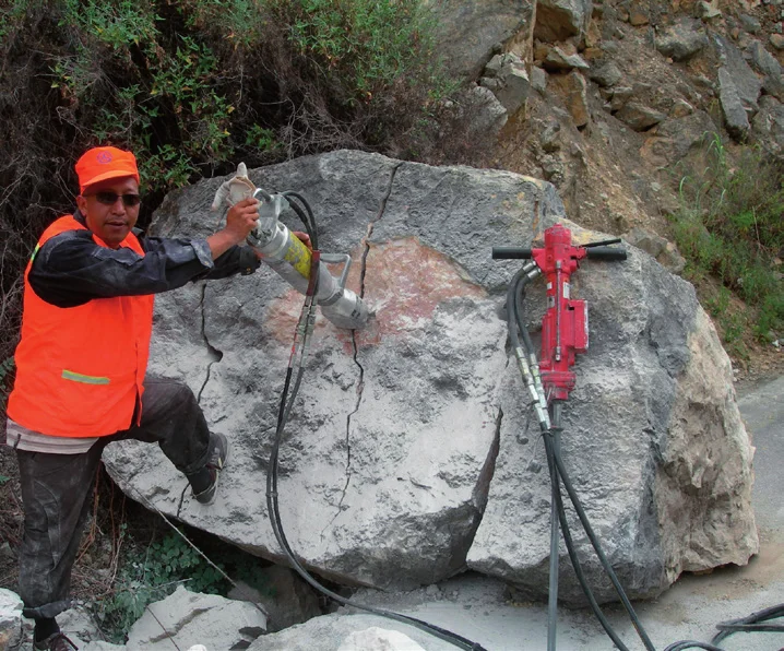 Hot Sale Hydraulic Rock Splitter Splitter Machine Easy to Operate Hydraulic Handheld Splitter