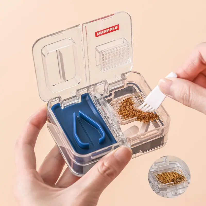 Medicine cutting grinding powder cutting tablets cutting grinding machine divided medicine box one half split household