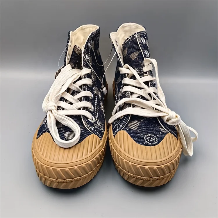 Wholesale Unique Sports Shoes Canvas Sneakers For Ladies Breathable Casual Shoe High Top Shoes Girls Printed Design