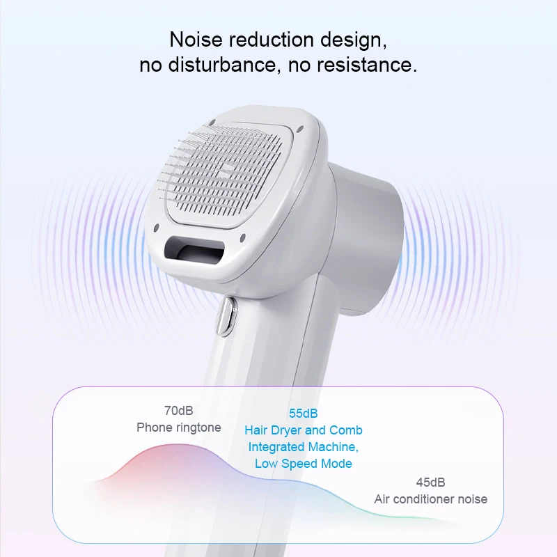 Hot Selling 2 in 1 intelligent Low Noise Adjustable Temperature Electrical Pet Hair Dryers Grooming