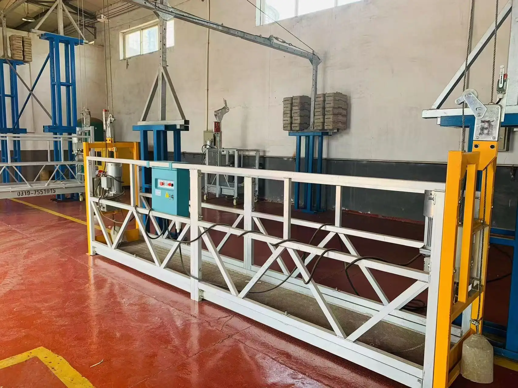 Factory direct export top-level suspended work platform multifunctional electric scaffolding platform