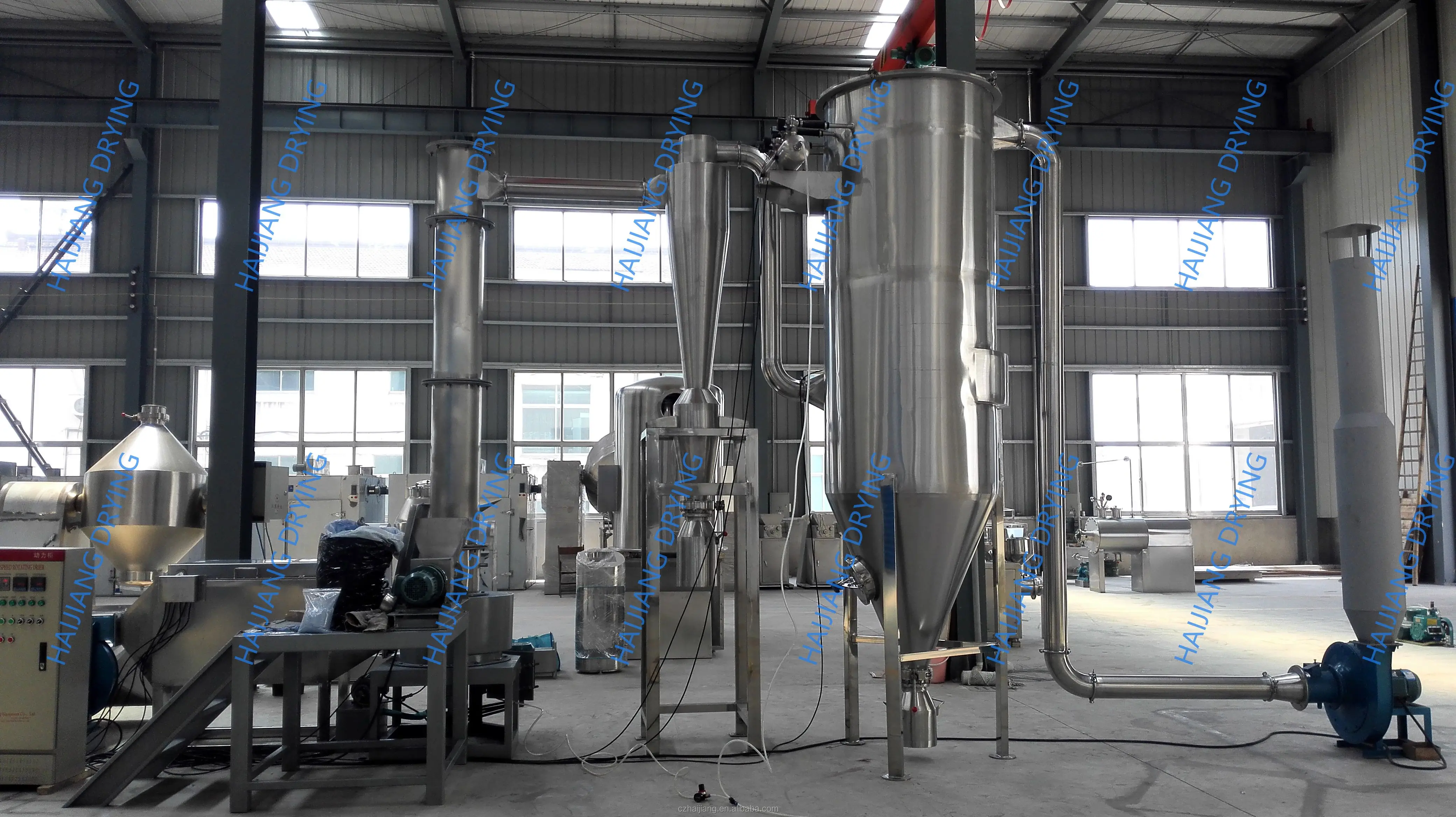 XSG Model Automatic Pharmaceutical Rotary Spin Flash Dryer Machine for Drying Cassava Flour and Wheat Starch