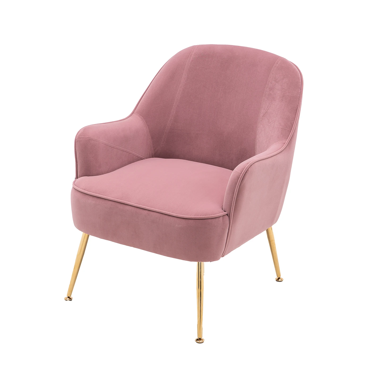 Stock US!  Living Room Velvet Chair Cafe Fabric Restaurant Velvet Style Time Packing Modern Furniture