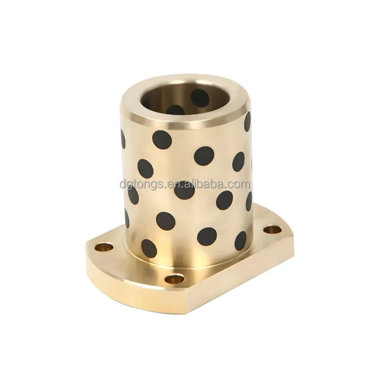 Durable Metric Bronze Bushing Oilless Graphite Plugged Guide Bush For Mold Die