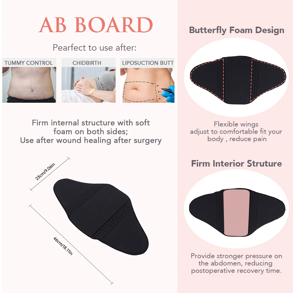 Дропшиппинг обслуживания прооперировали сжатия плата Full Body Shaper пластика управление фитнес доска abdomianl Корректирующее