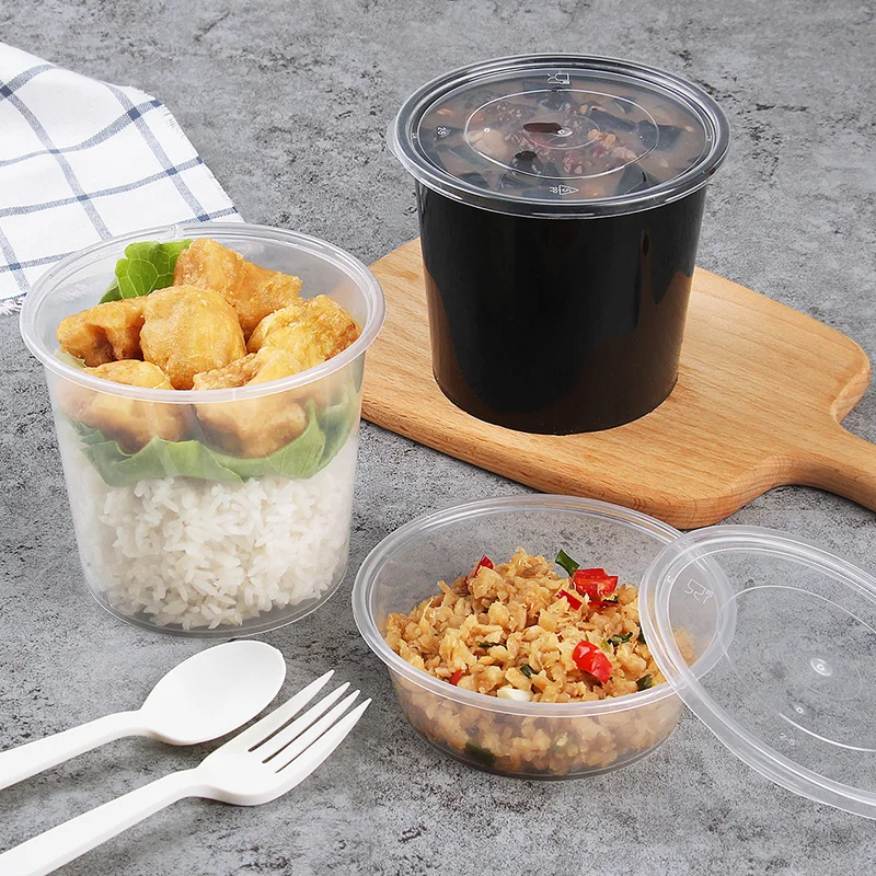  Restaurant packaging 300ML takeaway disposable plastic dessert bowls for
