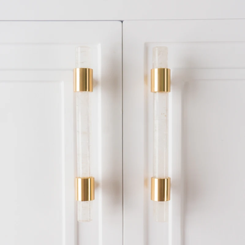 High quality brass crystal handles Home decoration and furniture cabinet handles