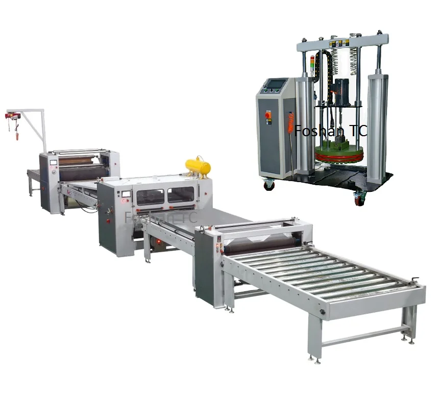 Multipurpose Woodworking Machine 2021 Hot Selling PUR Hot Melt Glue Laminating Machine 85 KWS Online Support 8000 TC