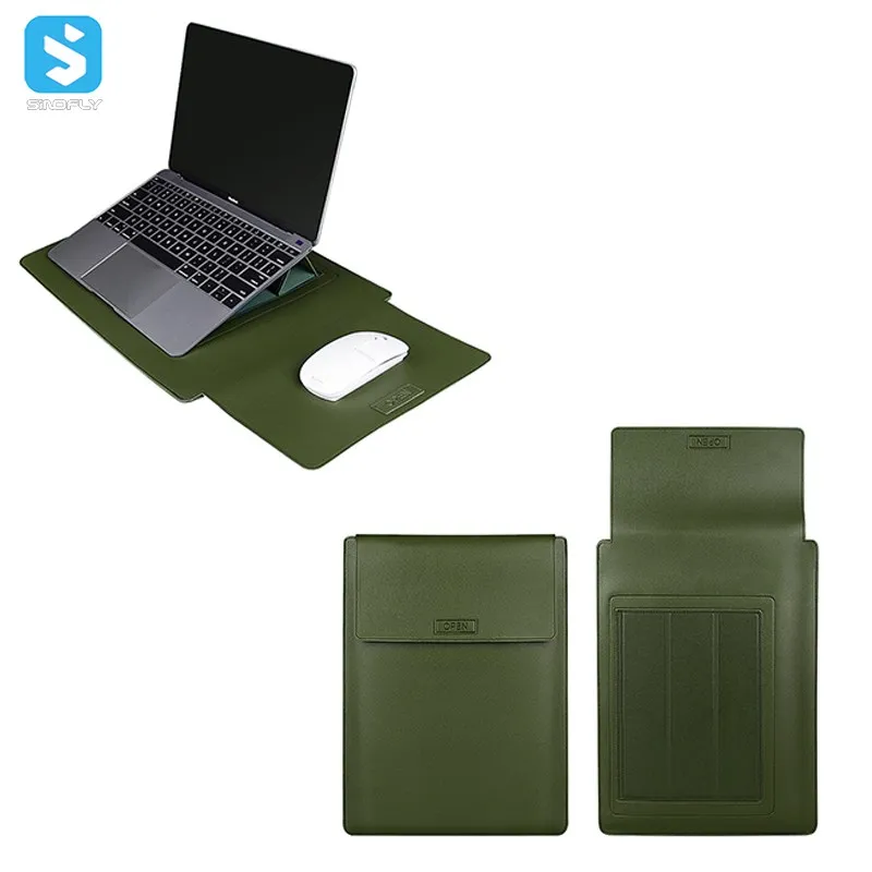 Чехол-подставка из искусственной кожи для ноутбука 13/15/17 дюймов