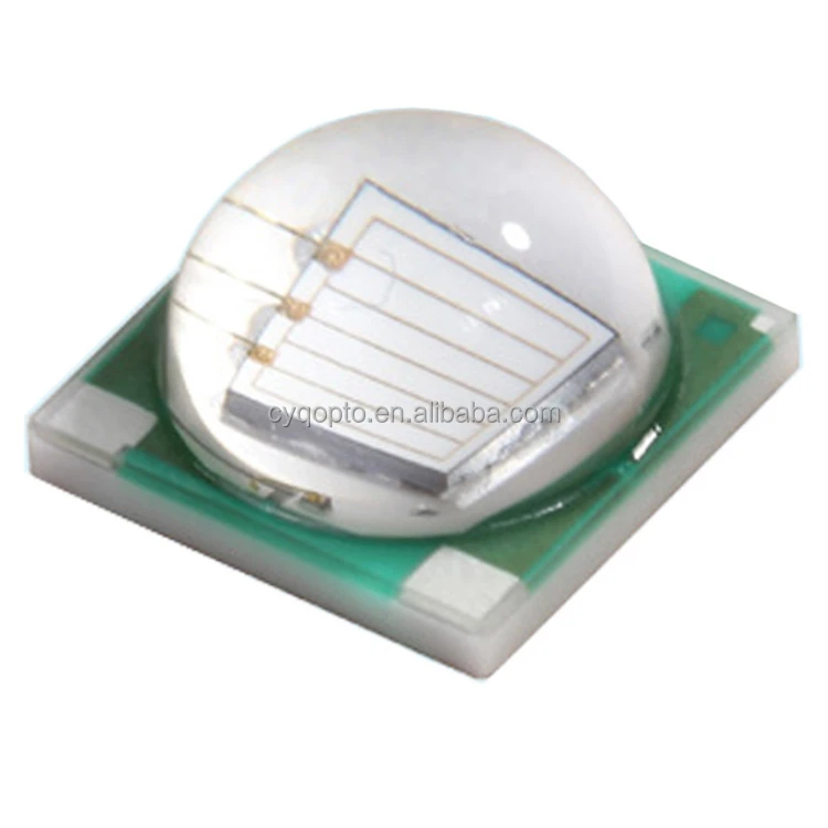 Ceramic Gold Wire 5W Ultra-bright 200-320 lumen Green 515-530nm 5050 SMD LED Chip 5Watt High Power 3.0-3.8V 1500-2000mA