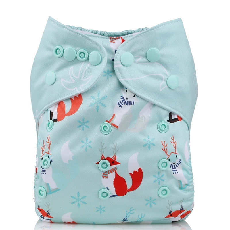 Mumsbest Nice Unique Modern Mermaid Reusable Washable Adjustable Positioned Baby Cloth Diapers Factory