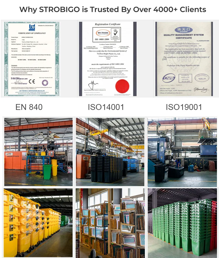 50L Plastic Ice Cream Trash Can Waste Garbage Bin With Swing Lid Round Rectangular Custom Printing