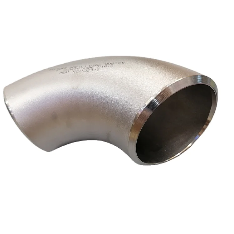 WELSURE ASTM B366 Uns N06625 Inconel 625 seamless 90 degree elbow dimensions BW LR SR pipe fitting