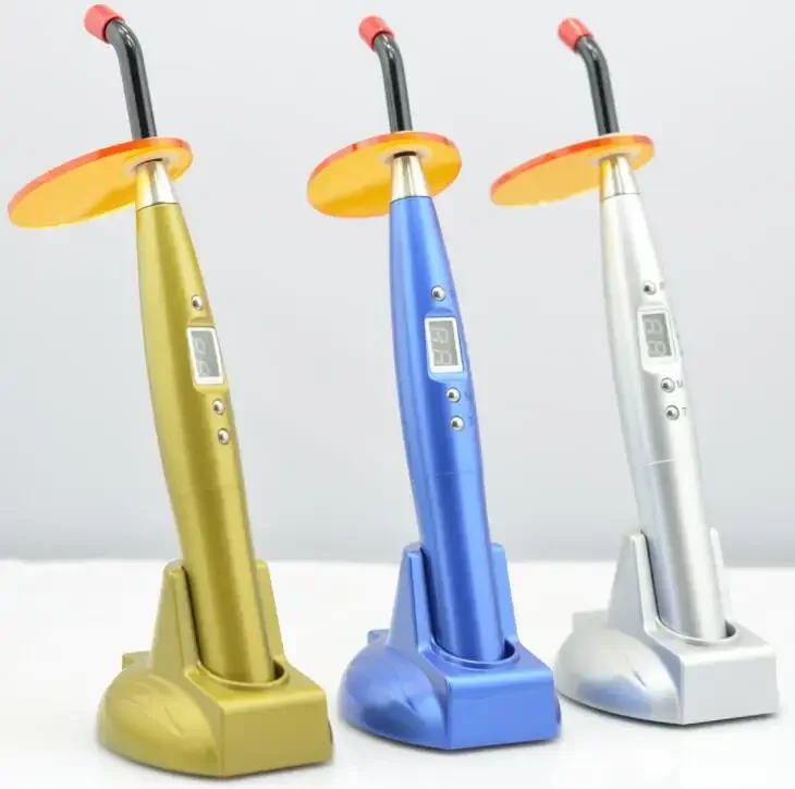 Tooth Tube Lighting Photo Ring Fill Light Wireless Cordless Curing Machine Dental LED Curing Light