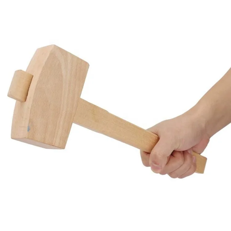 Оптовая продажа, Лидер продаж, ледяной молоток из натурального бука, плотничный молоток, деревянный кухонный молоток