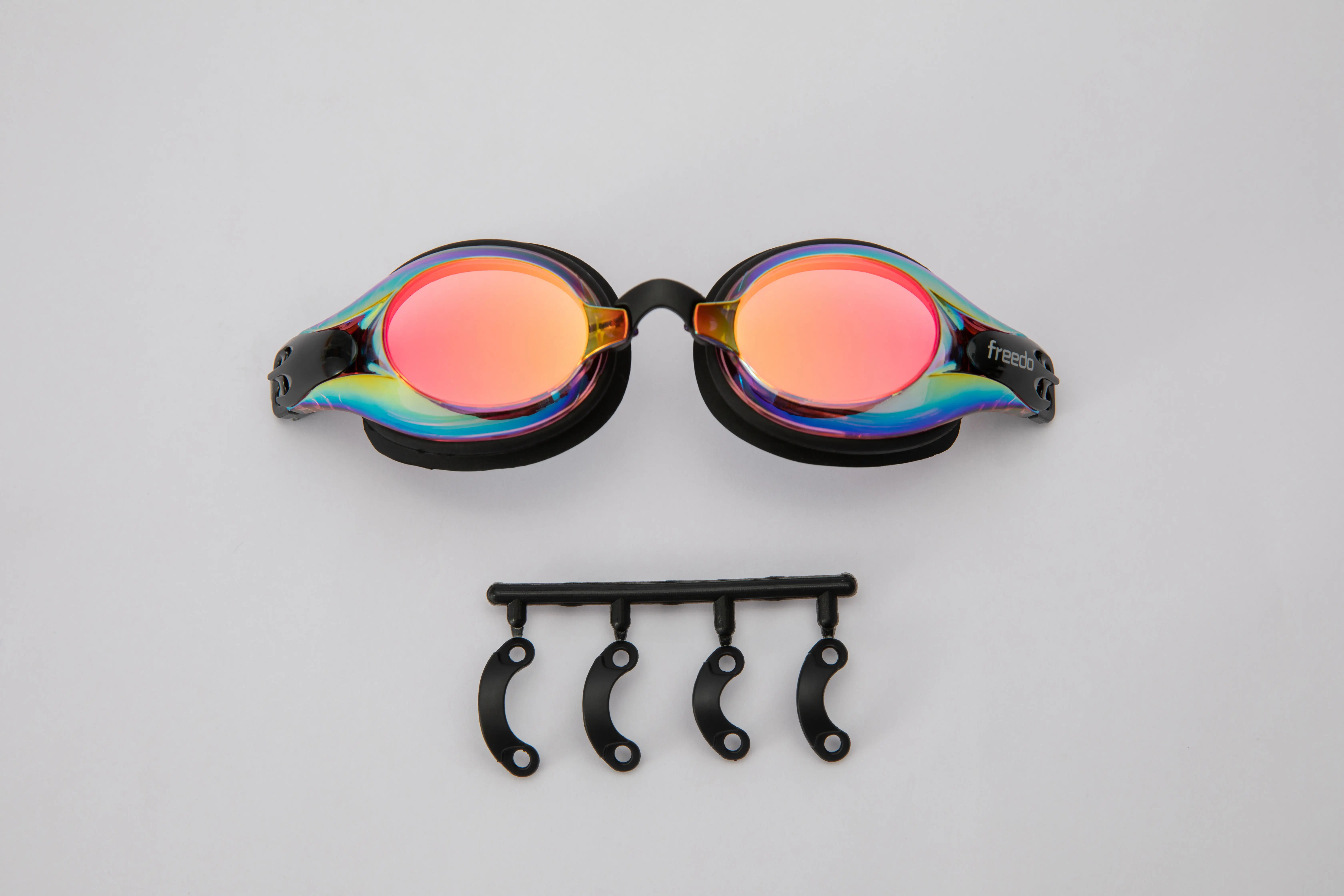 3-Pack  Anti-fog UV-protection Mirrored Coating Racing Training wholesale Swimming Goggles