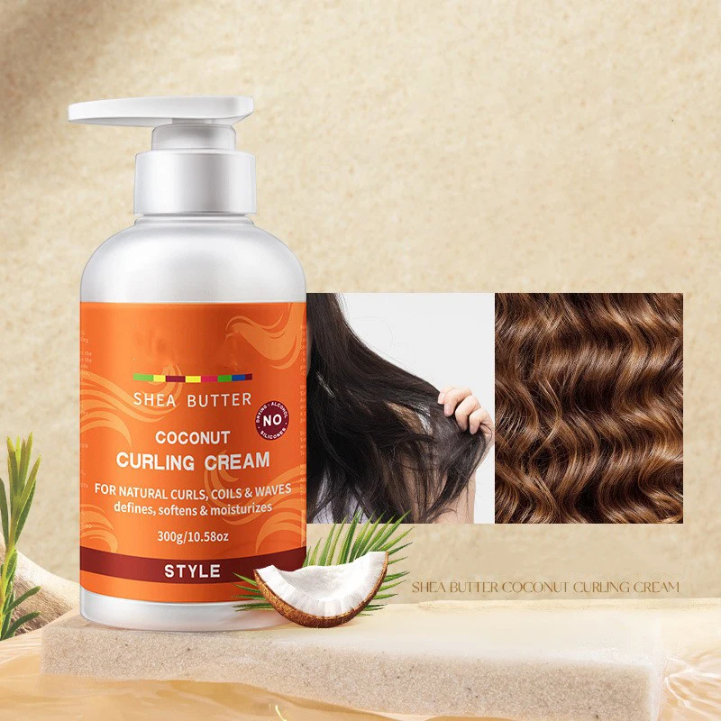 Natural Organic Moroccan Oil Curl Hair Wax Products Enhancers Defining Moisture Hair Curling Cream Mask For Women Kids