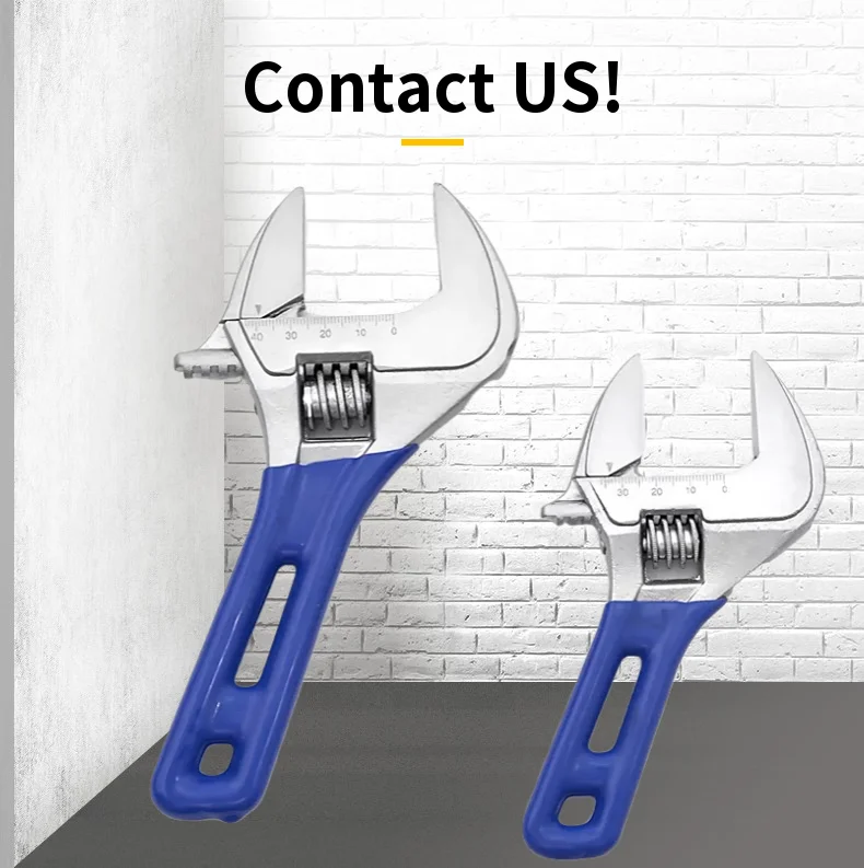 Heavy Duty Multifunction Spanner Wrenches Adjustable Spanner Wrench Tool With Large Jaw For Repairing