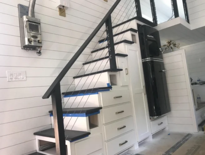 T316 Stainless Steel Marine Grade Cable Railing Swage Threaded Stud Tension End Fitting Terminal