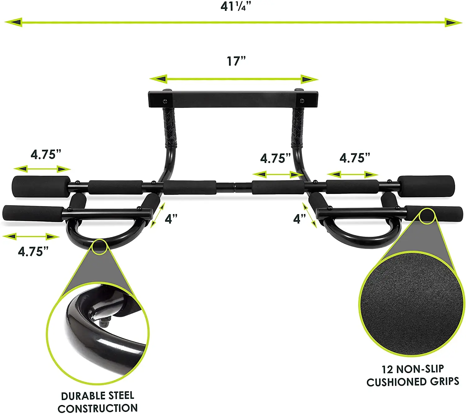 multi-grip fashion home gym equipment 2021 chin pull up bar station door power tower fitness