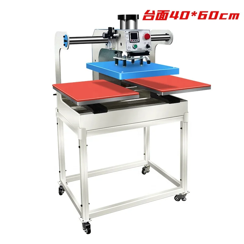 MG Factory 40x50 40x60 Duplex Automatic Pneumatic T-shirt Heat Press Machine for Sale