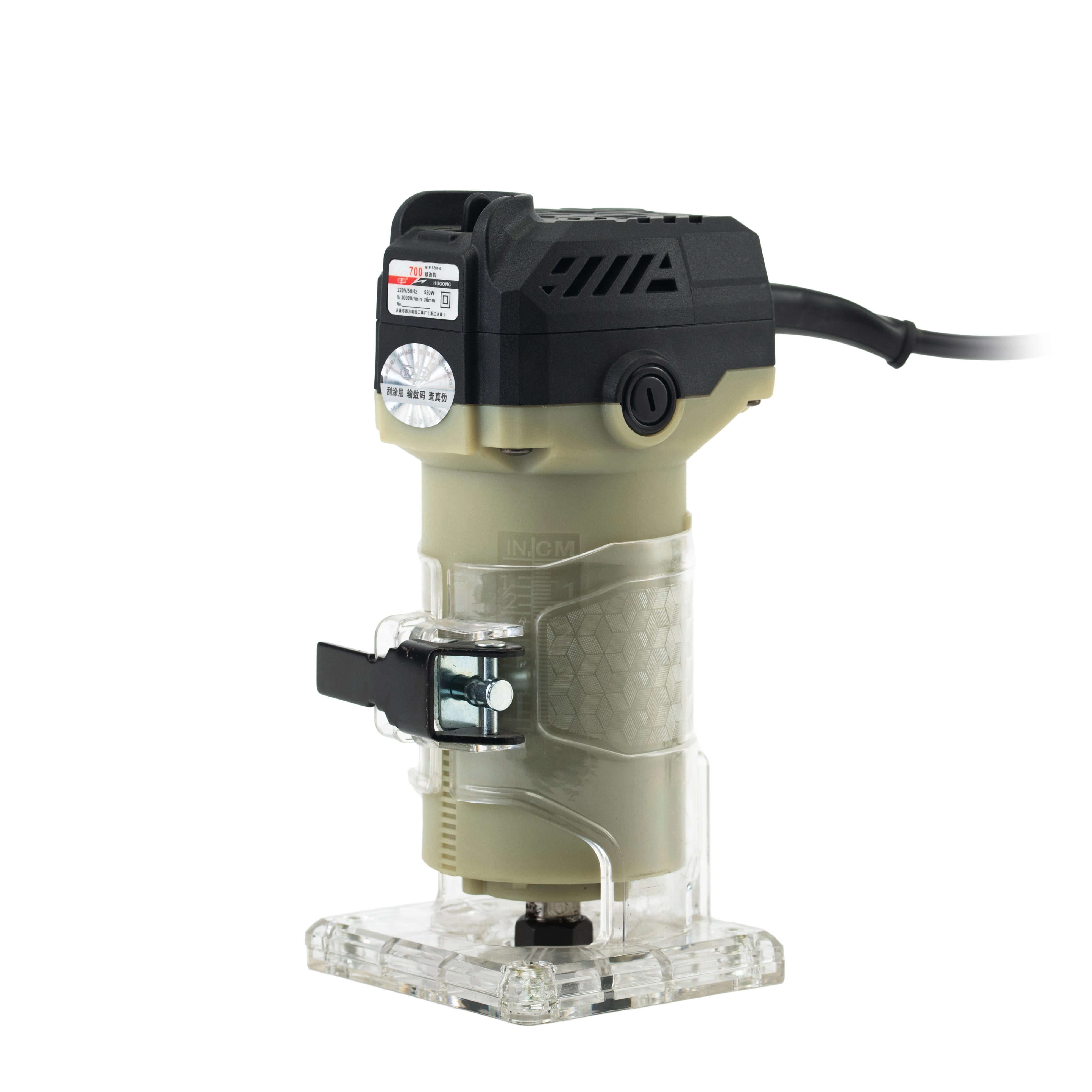 520W High Power Variable Speeds Electric Wood Edge Trimmer Portable Wood Router Woodworking Trimming Machine