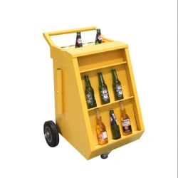 Outdoor Clear window drinks Pop up Street vending cart trolley