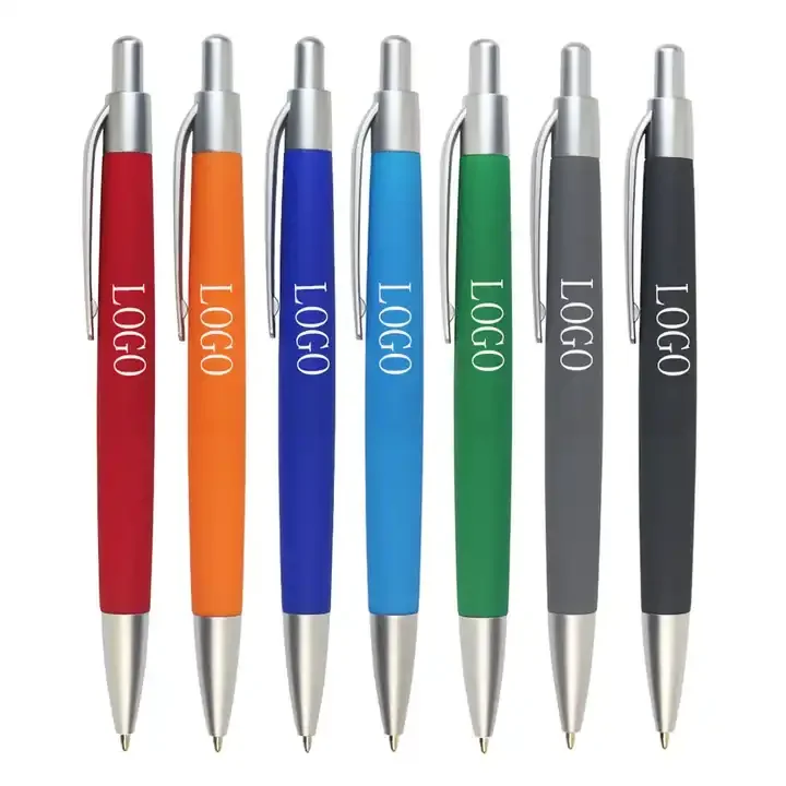 Custom Different Color Promotional Plastic Advertising Ballpoint Business Gifts Pens for Gift Supply