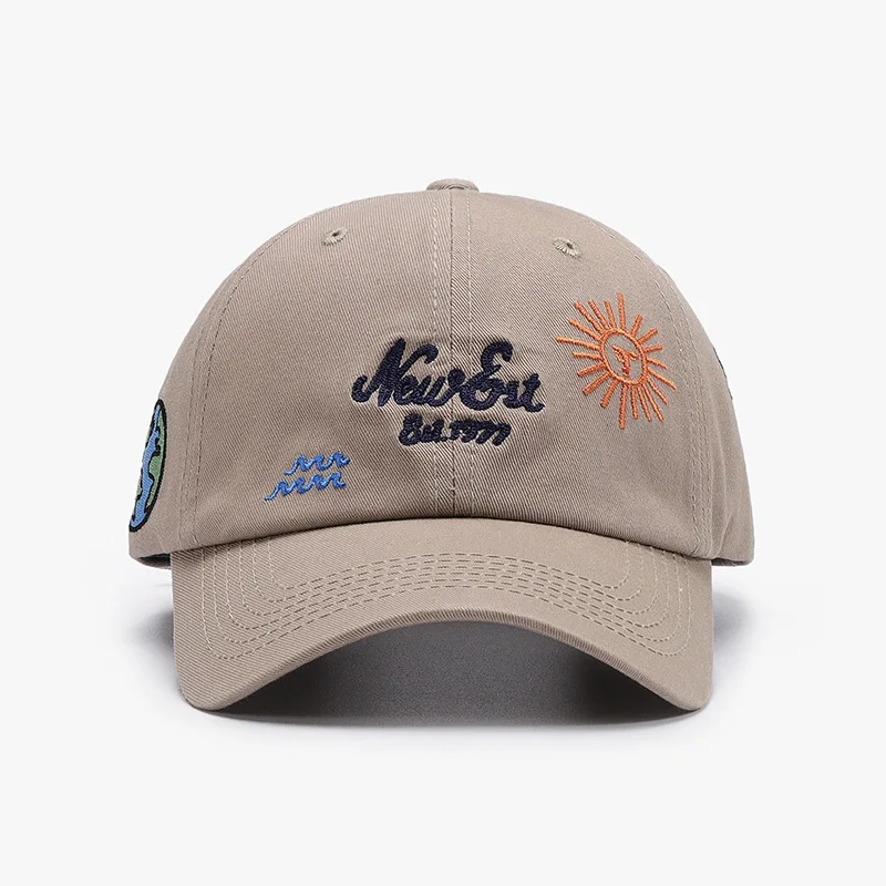 Unisex Cute Graphic Baseball Cap Vintage Distress Cotton Men Women Low Profile Dad Hat Adjustable